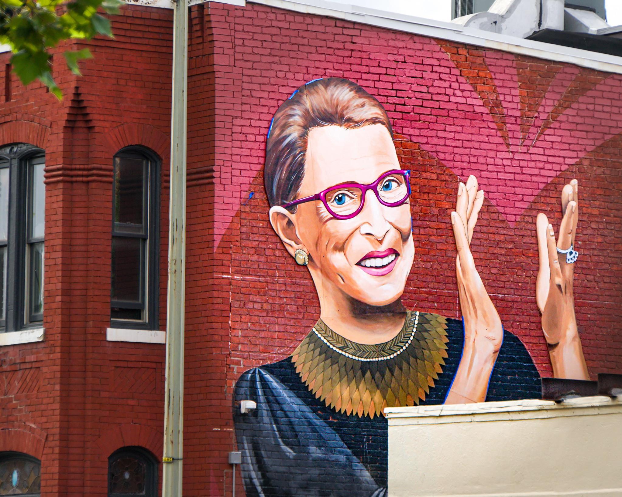 Ruth Bader Ginsburg Wall Mural